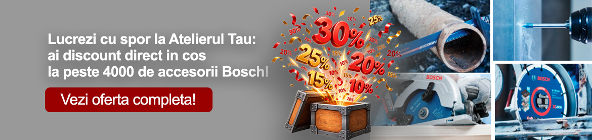 Campanie Discount in cos accesorii Bosch